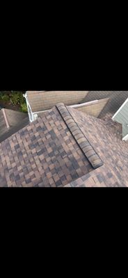 Ridge Cap Detail · Driftwood Finish