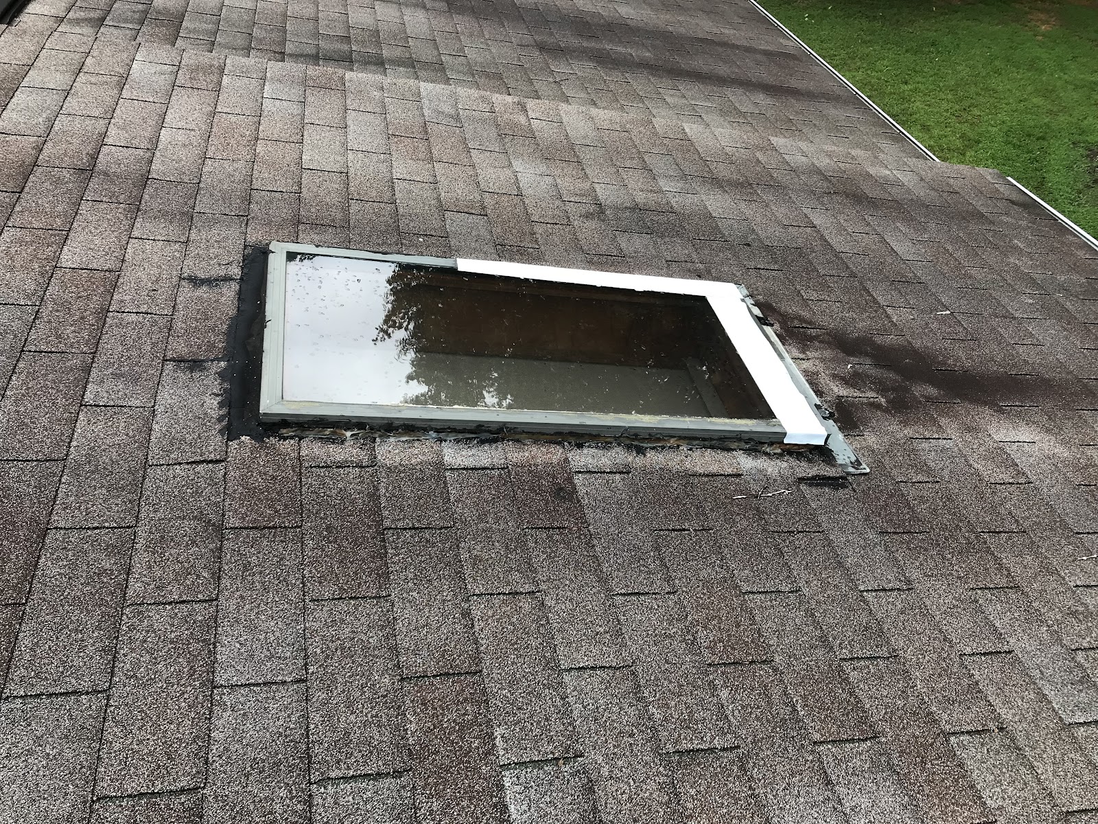 Skylight Replacement · Wet Deck Repaired